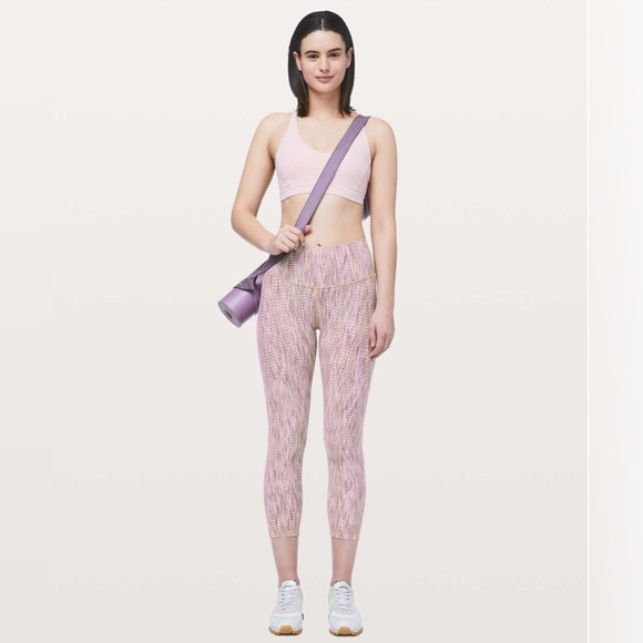 Lululemon Wunder Under High-Rise 7/8 Tight *Full-On Luon 25" Arrow Jacquard - Picture 10 of 12